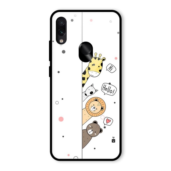 Animal Greetings Back Case for Redmi Note 7