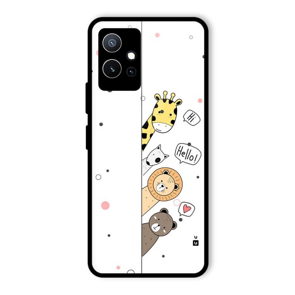 Animal Greetings Back Case for Vivo T1 5G