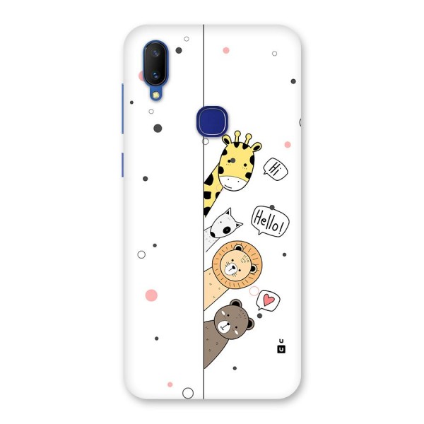 Animal Greetings Back Case for Vivo V11