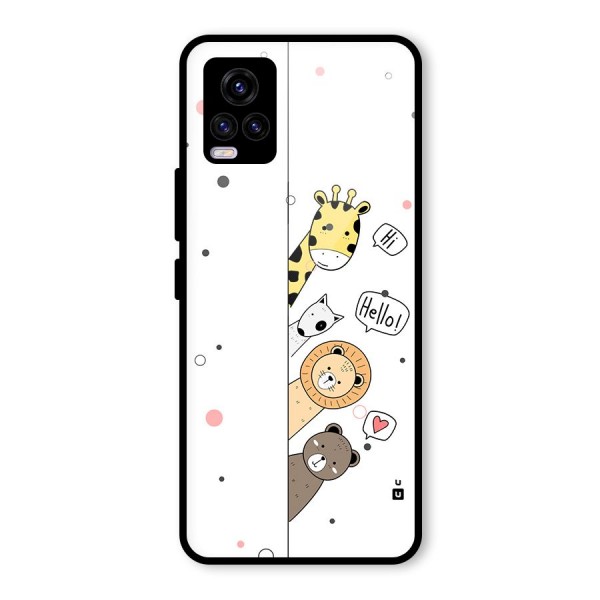 Animal Greetings Back Case for Vivo V20