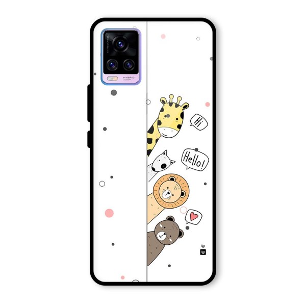 Animal Greetings Back Case for Vivo V20 Pro