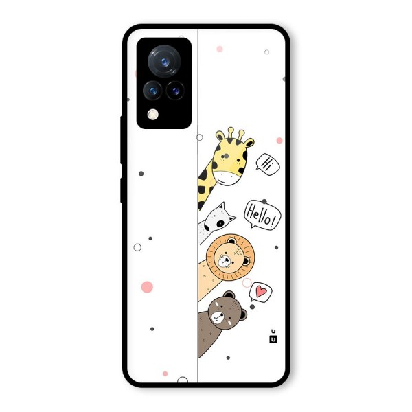 Animal Greetings Back Case for Vivo V21 5G