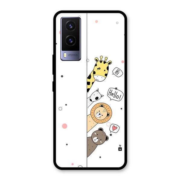 Animal Greetings Back Case for Vivo V21e 5G