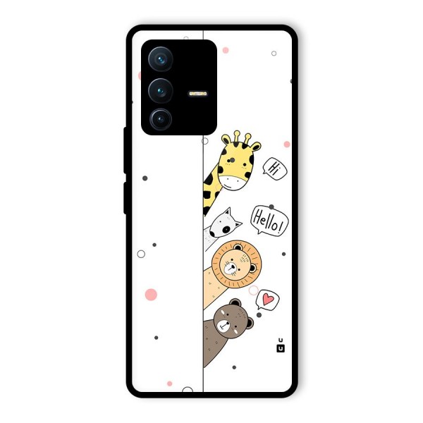 Animal Greetings Back Case for Vivo V23 Pro