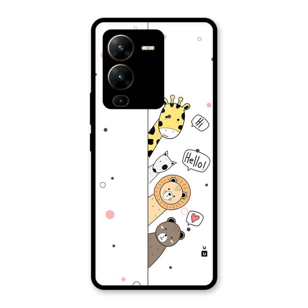 Animal Greetings Back Case for Vivo V25 Pro