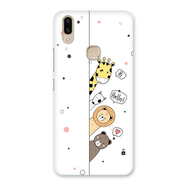 Animal Greetings Back Case for Vivo V9 Youth