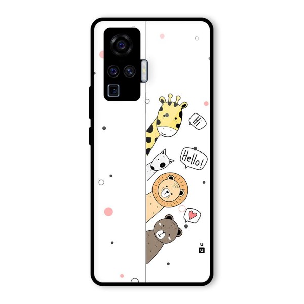 Animal Greetings Back Case for Vivo X50 Pro