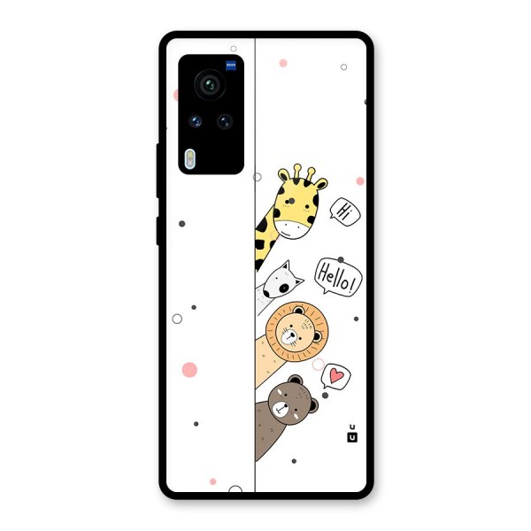 Animal Greetings Back Case for Vivo X60 Pro