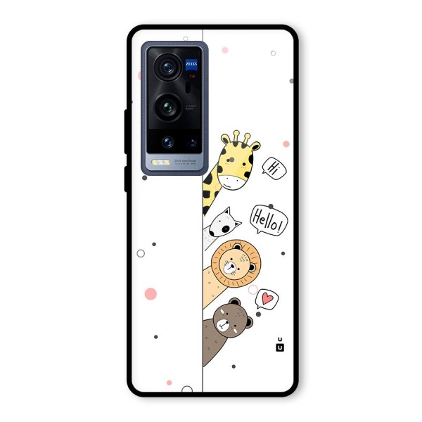 Animal Greetings Back Case for Vivo X60 Pro Plus