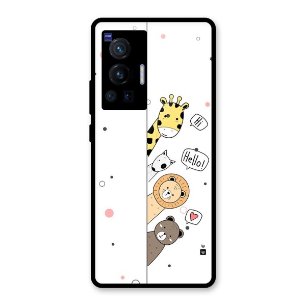 Animal Greetings Back Case for Vivo X70 Pro