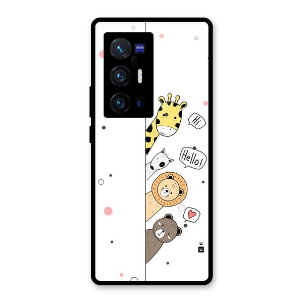 Animal Greetings Back Case for Vivo X70 Pro Plus