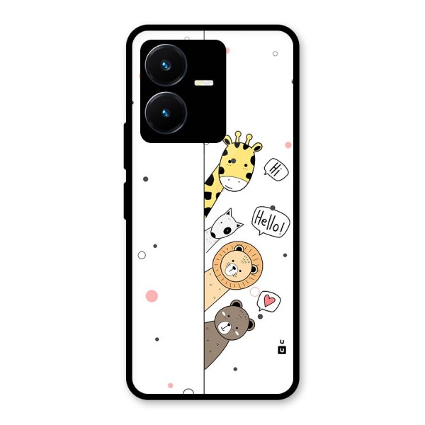 Animal Greetings Back Case for Vivo Y22