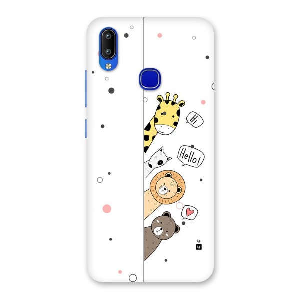 Animal Greetings Back Case for Vivo Y91