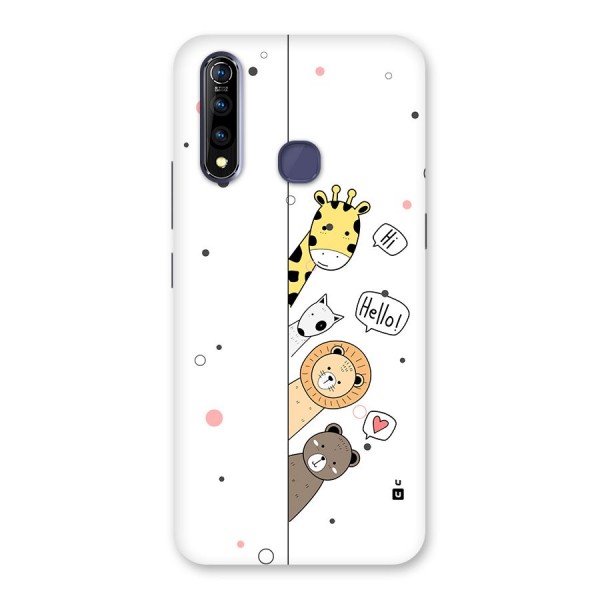 Animal Greetings Back Case for Vivo Z1 Pro