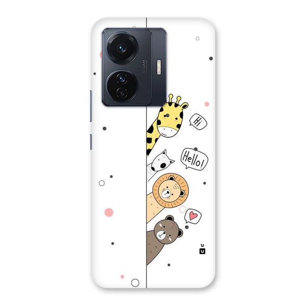 Animal Greetings Back Case for Vivo iQOO Z6 Pro