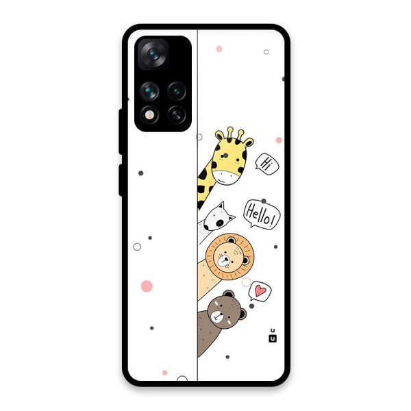 Animal Greetings Back Case for Xiaomi 11i HyperCharge 5G