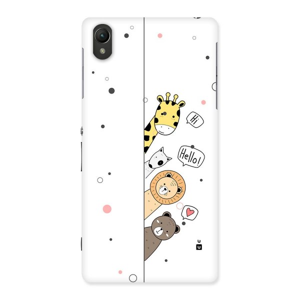 Animal Greetings Back Case for Xperia Z2