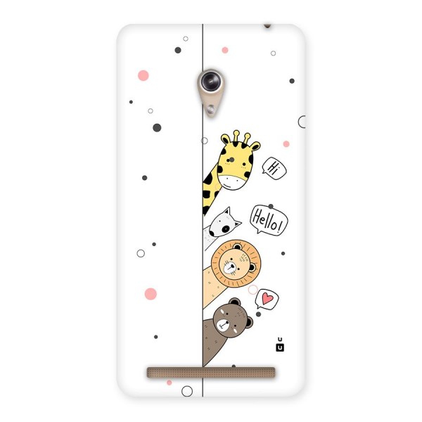 Animal Greetings Back Case for Zenfone 6