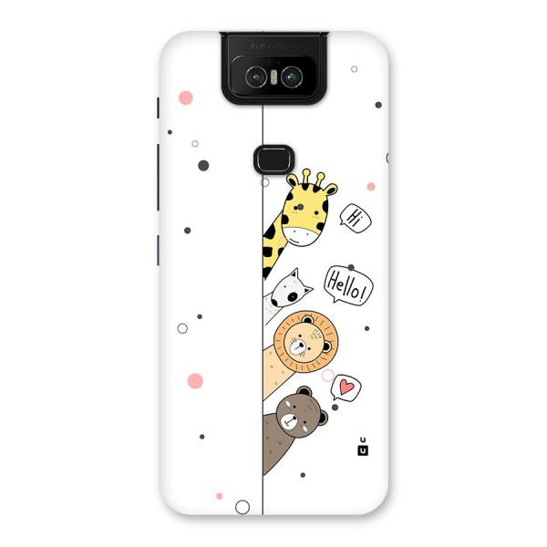 Animal Greetings Back Case for Zenfone 6z