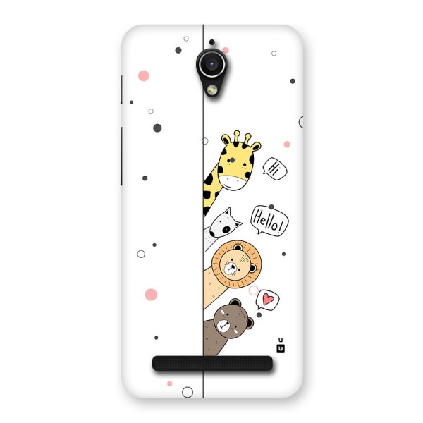 Animal Greetings Back Case for Zenfone Go