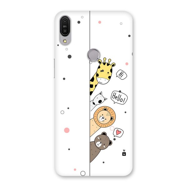 Animal Greetings Back Case for Zenfone Max Pro M1