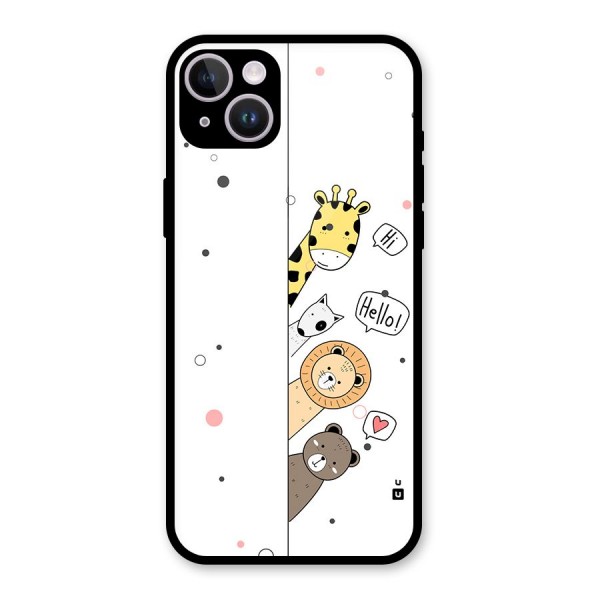 Animal Greetings Back Case for iPhone 14 Plus