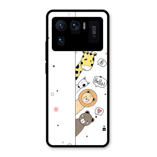 Animal Greetings Glass Back Case for Mi 11 Ultra