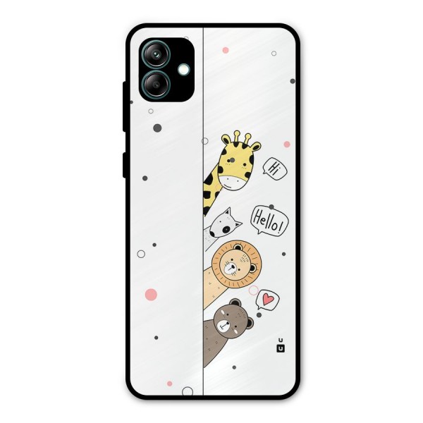 Animal Greetings Metal Back Case for Galaxy A04