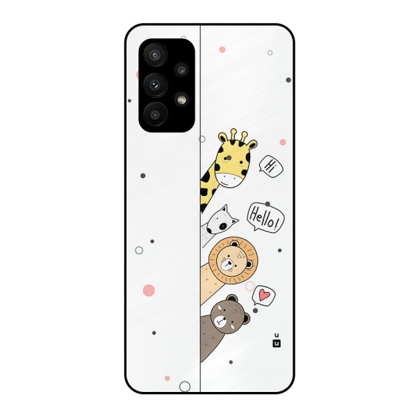 Animal Greetings Metal Back Case for Galaxy A23