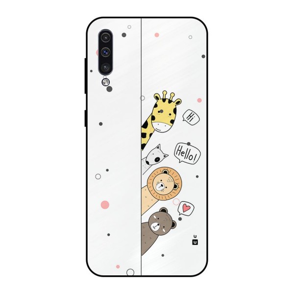 Animal Greetings Metal Back Case for Galaxy A50