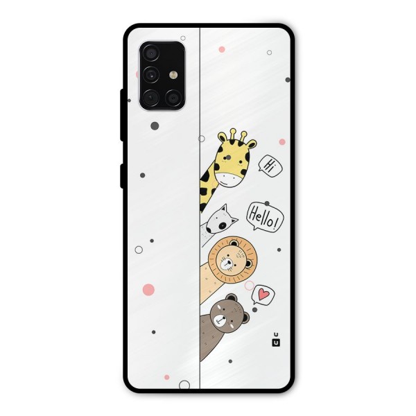 Animal Greetings Metal Back Case for Galaxy A51