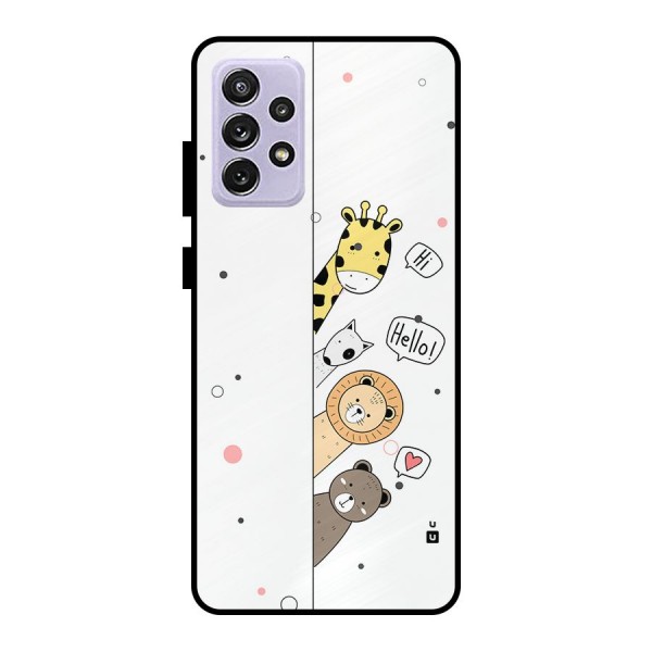 Animal Greetings Metal Back Case for Galaxy A72