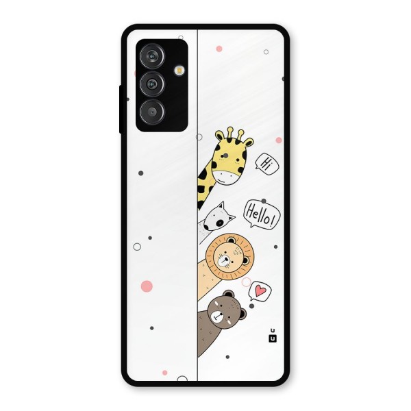 Animal Greetings Metal Back Case for Galaxy F13