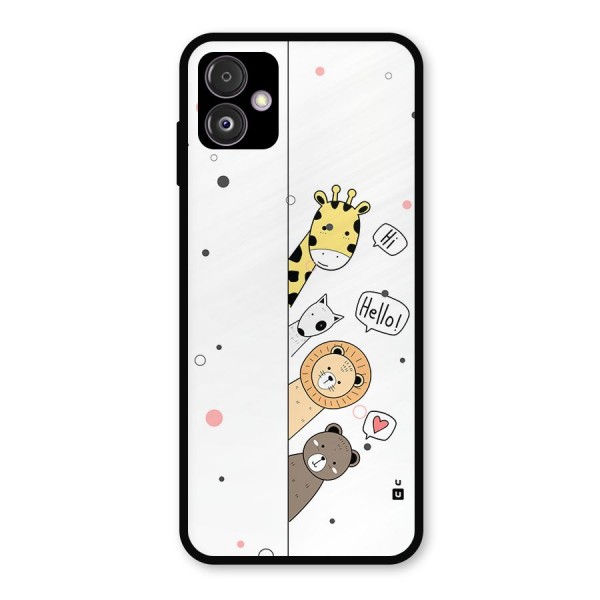 Animal Greetings Metal Back Case for Galaxy F14