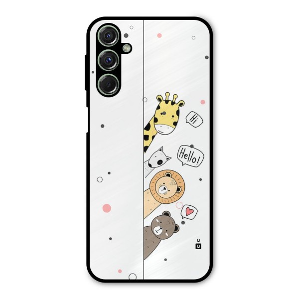 Animal Greetings Metal Back Case for Galaxy F34