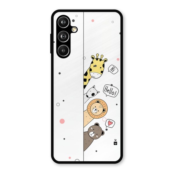 Animal Greetings Metal Back Case for Galaxy F54