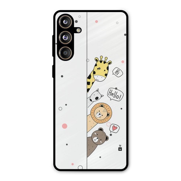 Animal Greetings Metal Back Case for Galaxy F55