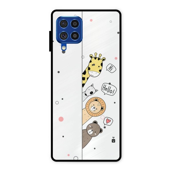 Animal Greetings Metal Back Case for Galaxy F62