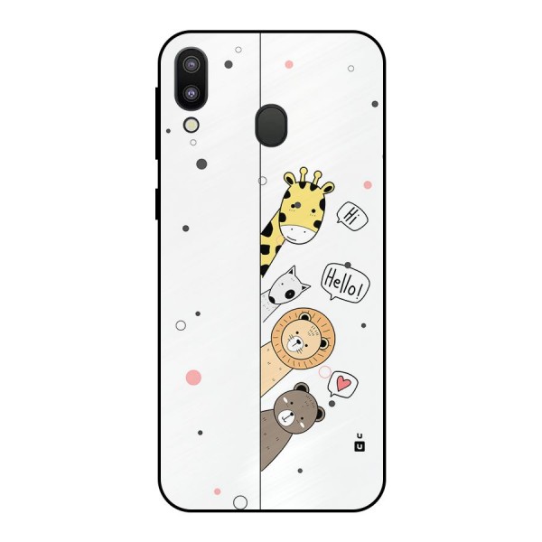 Animal Greetings Metal Back Case for Galaxy M20