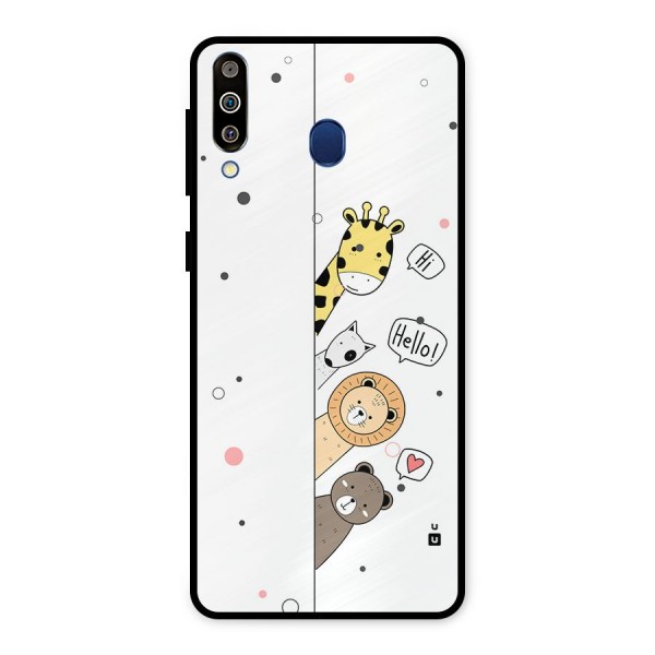 Animal Greetings Metal Back Case for Galaxy M30