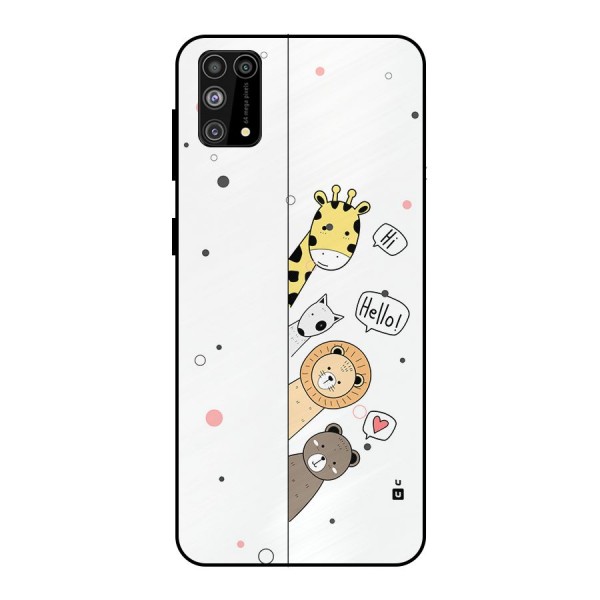 Animal Greetings Metal Back Case for Galaxy M31