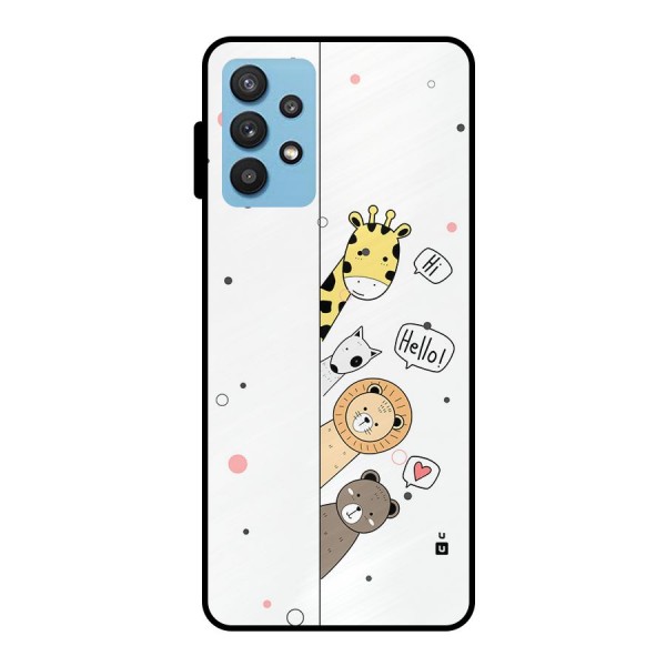 Animal Greetings Metal Back Case for Galaxy M32 5G