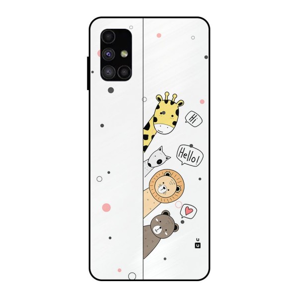 Animal Greetings Metal Back Case for Galaxy M51