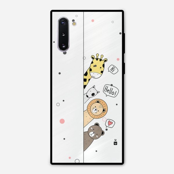 Animal Greetings Metal Back Case for Galaxy Note 10