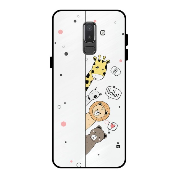 Animal Greetings Metal Back Case for Galaxy On8 (2018)