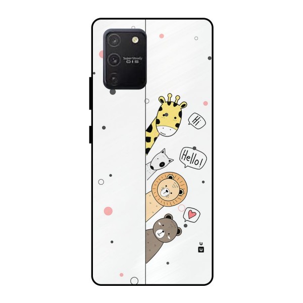 Animal Greetings Metal Back Case for Galaxy S10 Lite