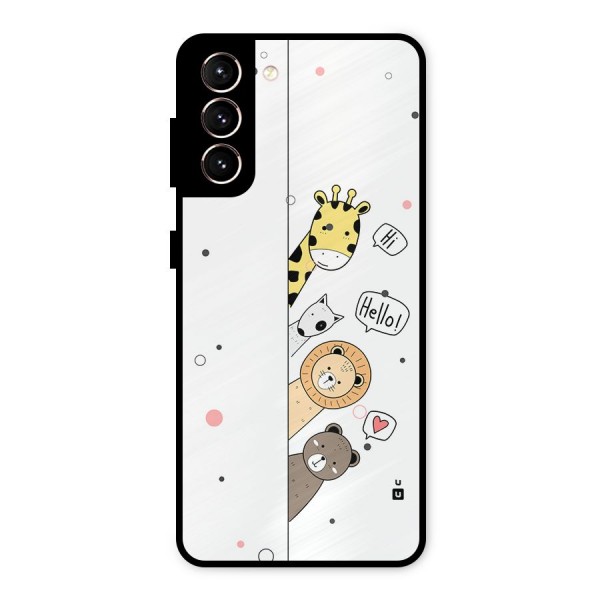 Animal Greetings Metal Back Case for Galaxy S21 5G