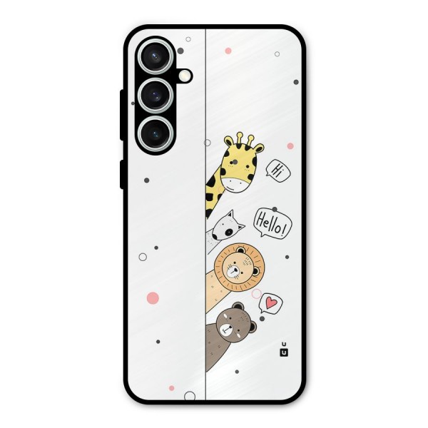 Animal Greetings Metal Back Case for Galaxy S23 FE