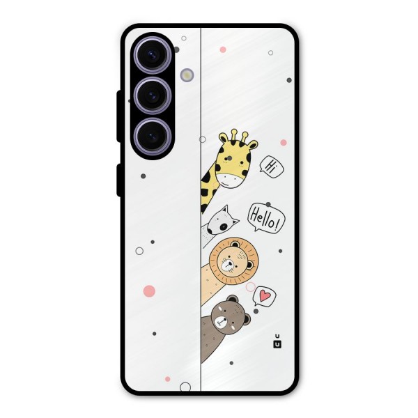 Animal Greetings Metal Back Case for Galaxy S24