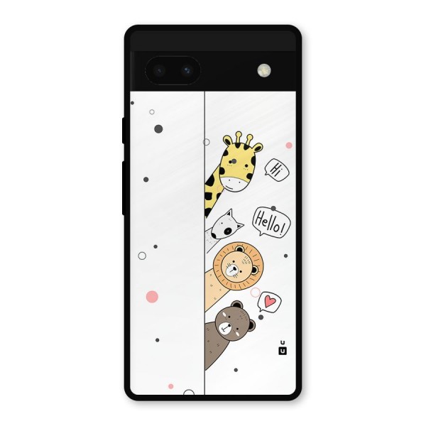 Animal Greetings Metal Back Case for Google Pixel 6a